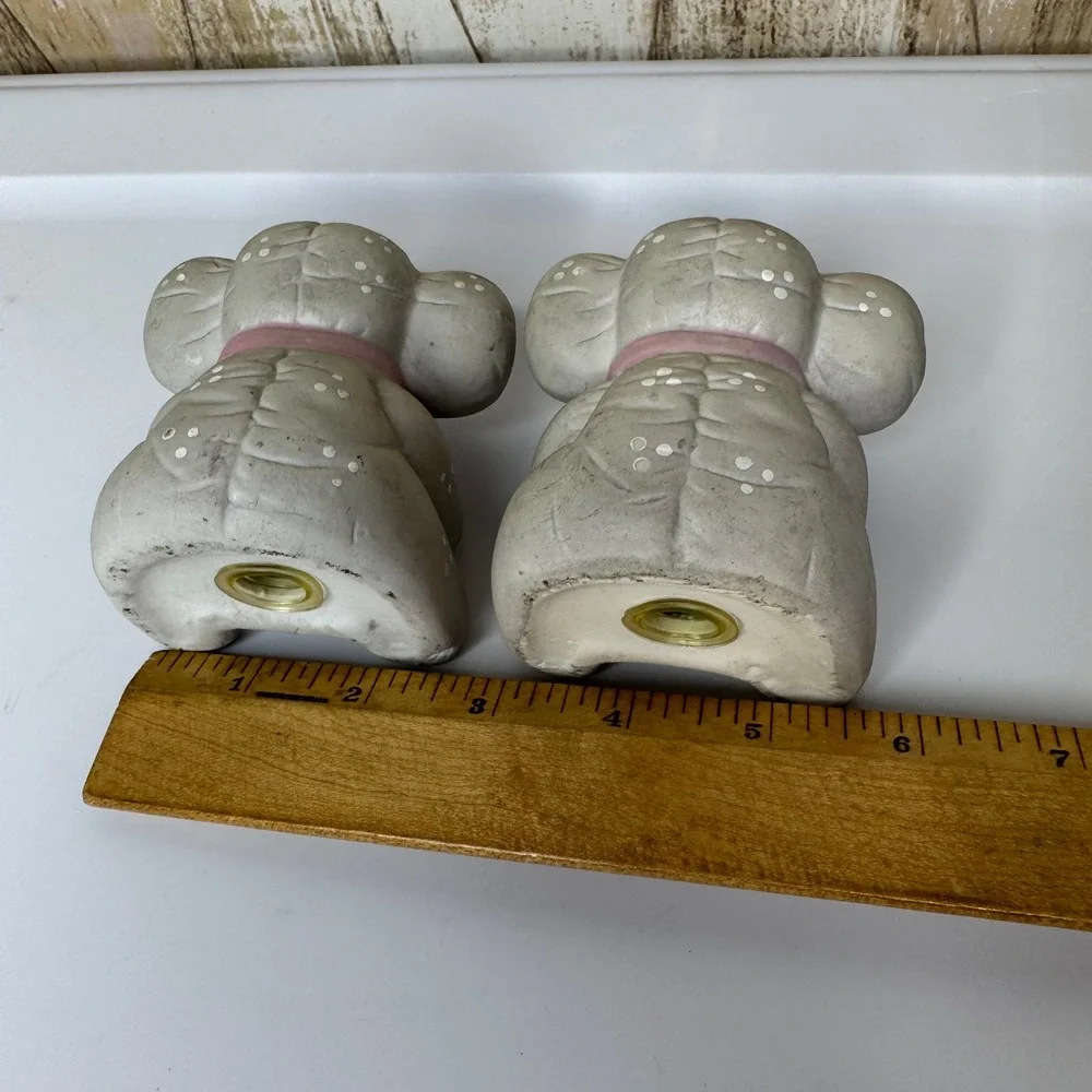 Vintage 90's Ceramic Elephant Salt‎ and Pepper Shaker Anthropomorphic